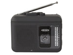 Jensen Personal Cassette Player/Recorder, Black (MCR-75)