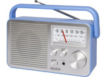 Jensen MR-750 Portable AM/FM Radio, Blue (MR-750-BL)