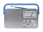 Jensen MR-750 Portable AM/FM Radio, Blue (MR-750-BL)