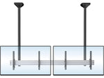 Mount-It! Tilt Ceiling Dual TV Mount, 110 lbs. Max. (MI-512L)