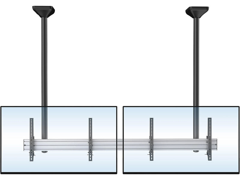 Mount-It! Tilt Ceiling Dual TV Mount, 110 lbs. Max. (MI-512L)