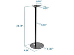 Mount-It! Floor Stand for Speakers, Black (MI-SB454)