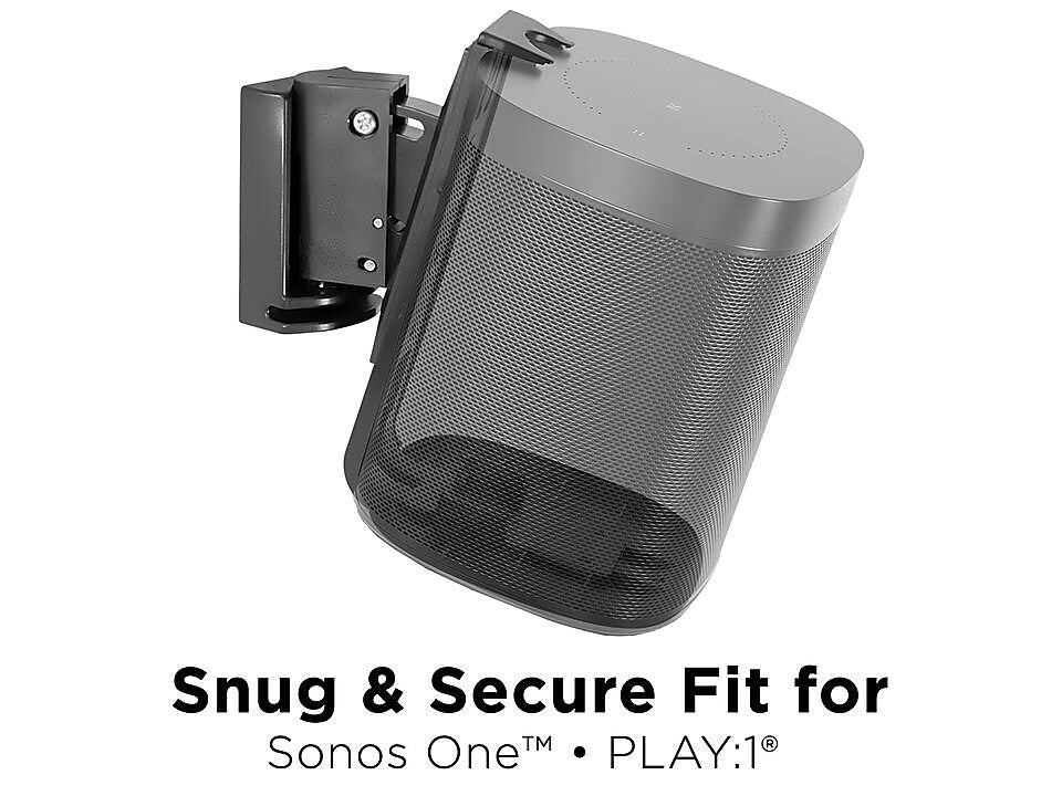 Mount-It! Wall Mount for Speakers, Black (MI-SB434)