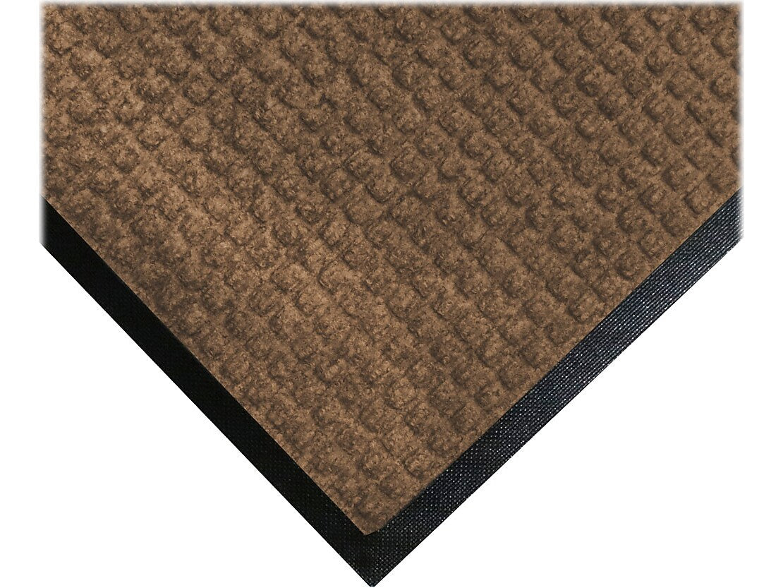 M+A Matting WaterHog Squares Classic Mat, Universal Cleated, 4' x 6', camel (2005046070)