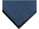 M+A Matting WaterHog Squares Classic Mat, Universal Cleated, 4' x 6', Medium Blue (2005646070)