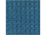 M+A Matting WaterHog Squares Classic Mat, Universal Cleated, 4' x 6', Medium Blue (2005646070)