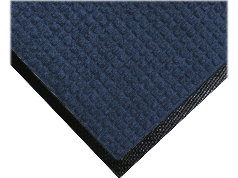 M+A Matting WaterHog Squares Classic Mat, Universal Cleated, 2' x 3', Navy (2006123070)