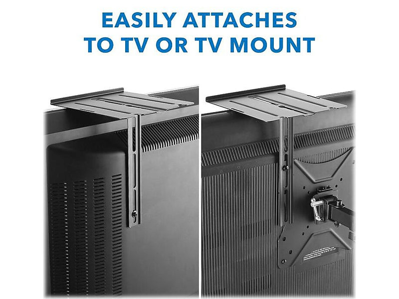 Mount-It! Steel Floating TV Shelf, Black (MI-896)