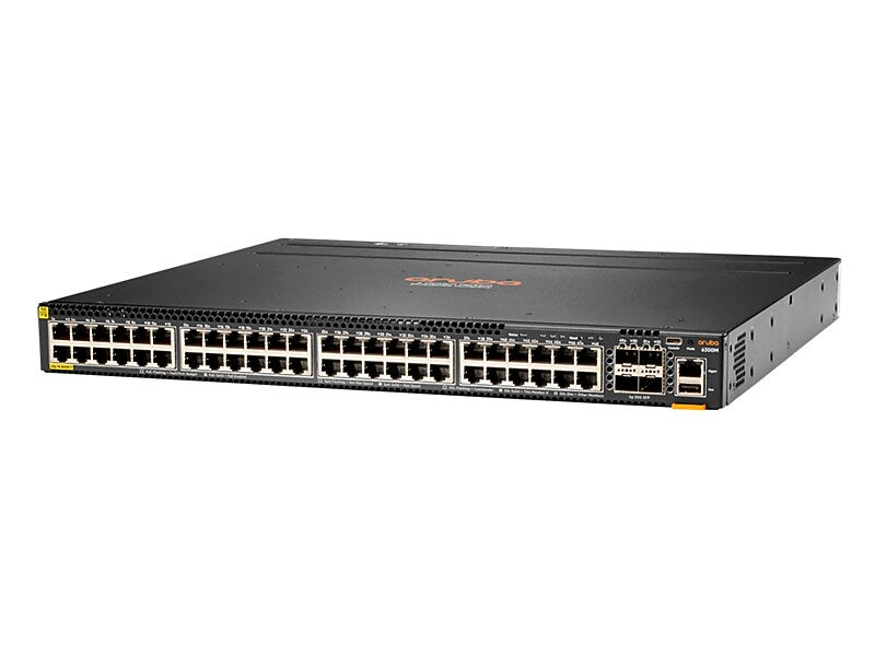 Aruba 6300M 48-Port Gigabit Ethernet Managed Switch, 10/100/1000 Mbps, Black (JL661A)