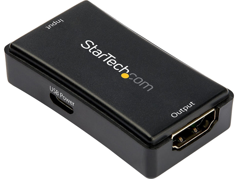 StarTech HDMI Signal Booster, Black (HDBOOST4K2)