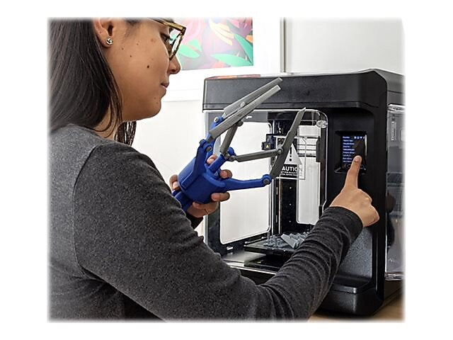 Makerbot Sketch Classroom 3D Printer, 1 Extruder, Black/Clear (SKETCHKIT)