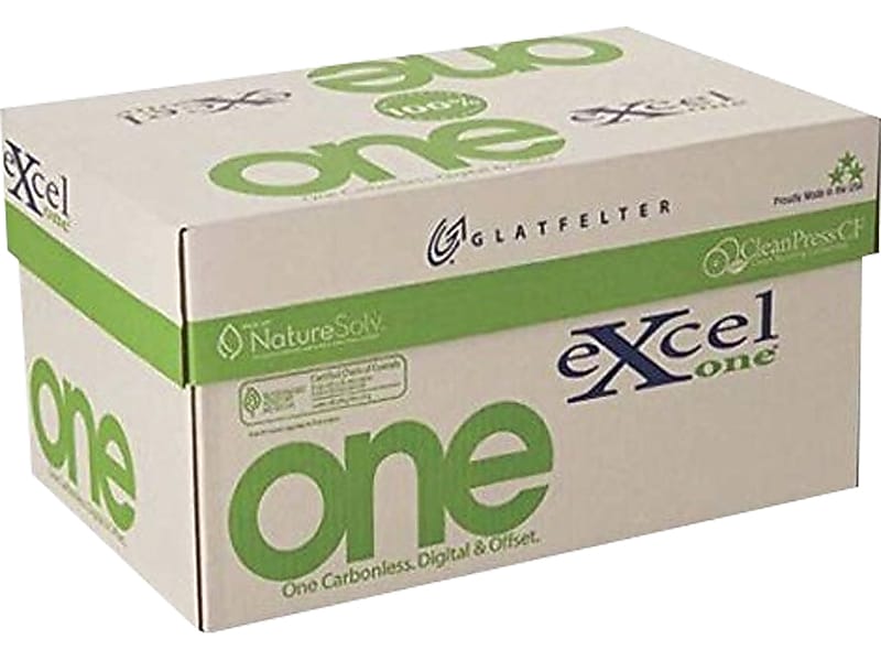 ExcelOne 8.5" x 11" Carbonless Paper, 21 lbs., 92 Brightness, 5100 Sheets/Carton (230950)