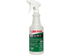 Betco Sure Bet II 32 oz. Spray Bottle with Trigger, White/Green, 12/Carton (3143200)