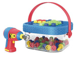 Educational Insights Design and Drill Bolt-It Bucket, 1.8" x 9" x 7.9", Multicolor (4145)