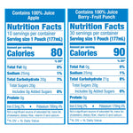 Capri Sun 100% Juice Variety Pack Pouches, 6 fl. oz., 40/Box (441)