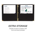 Samsill Classic Executive 1" Non-View Binder, 3-Ring , Black (SAM15130)