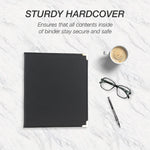Samsill Classic Executive 1" Non-View Binder, 3-Ring , Black (SAM15130)