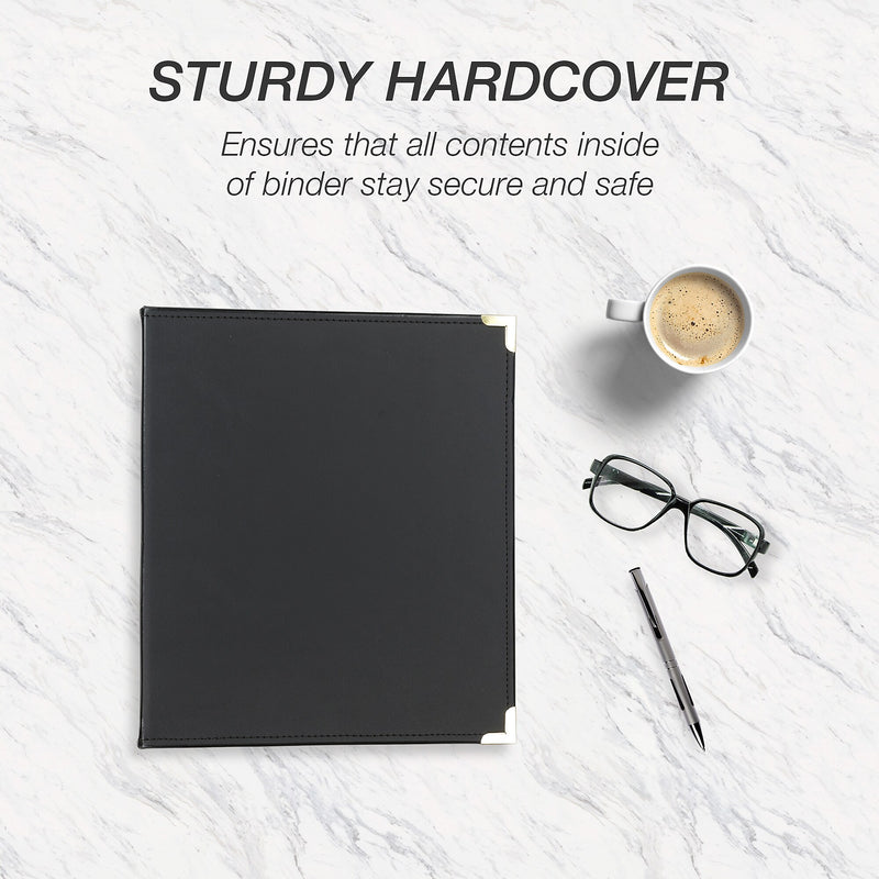 Samsill Classic Executive 1" Non-View Binder, 3-Ring , Black (SAM15130)