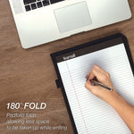 Samsill Faux Leather Portfolio Case, Black (71710)