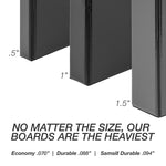 Samsill Economy 1" View Binders, 3-Ring , Made in USA, White, 12/Pack (I008537C)