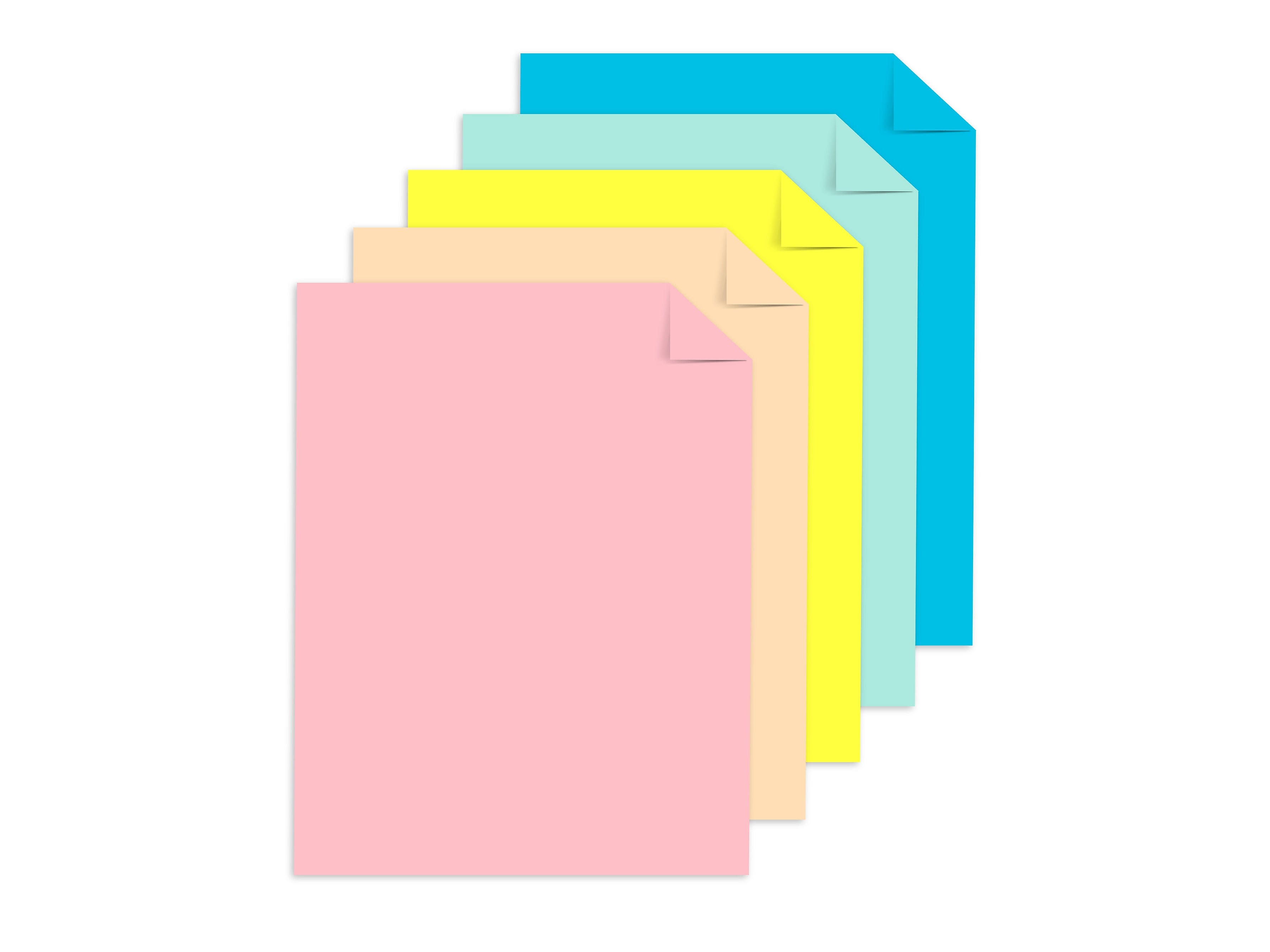 Astrobrights Colored Paper, 24 lbs,  8.5" x 11",  Assorted Sprinkle Colors, 300 Sheets/Pack (94000)