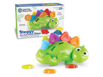 Learning Resources Steggy the Fine Motor Dino, 3.45"H x 6.5"W x 0.7"D, Multicolor (LER9091)