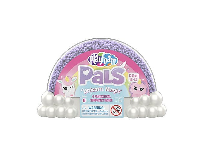 Educational Insights Playfoam Pals Unicorn Magic, 12.15" x 8" x 0.4", Assorted Colors, 2/Pack (1953)