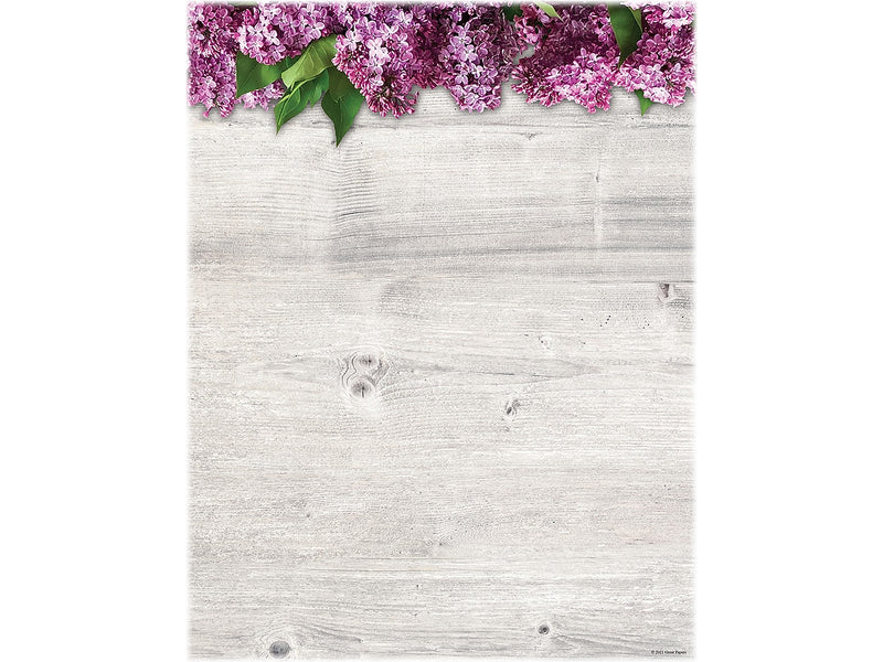 Great Papers! Lovely Lilac Everyday Letterhead, Gray, 80/Pack (2020146)