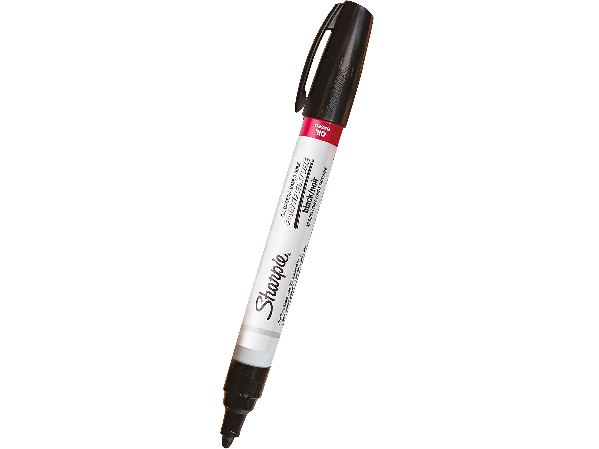 Sharpie Tank Paint Marker, Medium Tip, Black, 12/Pack (2107615)