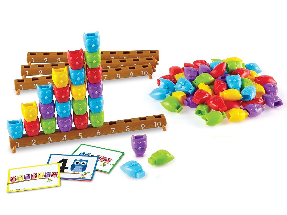 Learning Resources 1-10 Counting Owls Classroom Set, Assorted Colors (LER7752)