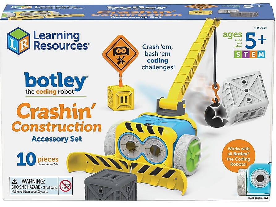 Learning Resources Botley the Coding Robot Crashin' Construction Accessory Set (LER2939)