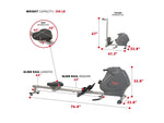 Sunny Health & Fitness Multifunction Rowing Machine (SF-RW5941)