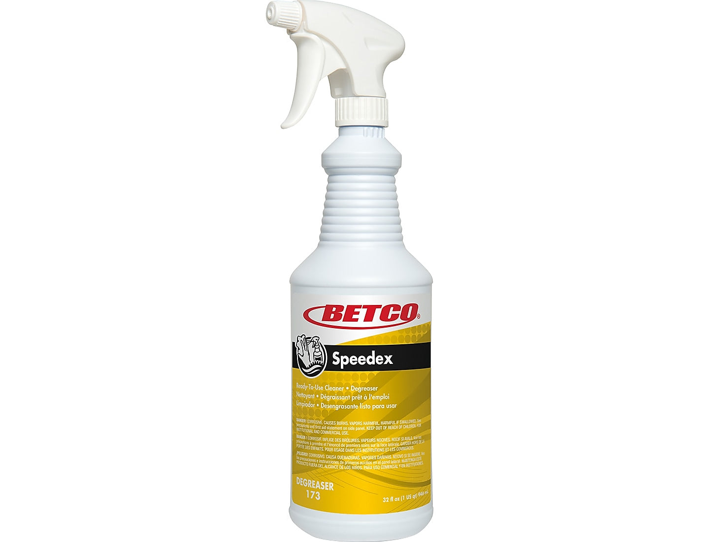 Betco Speedex Heavy-Duty Degreaser, Mint Scent, 32 Oz., 12 Bottles/Carton (1731200)