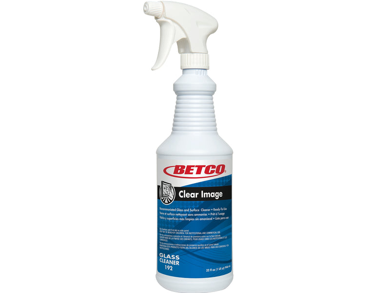 Betco Clear Image Glass and Surface Cleaner, 32 Oz., 12 Bottles/Carton (1921200CT)