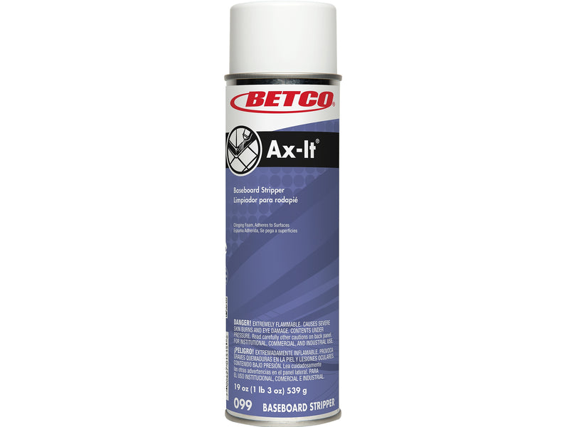 Betco Ax-It Aerosol Baseboard Stripper, Sassafras Scent, 19 Oz. (992300X)