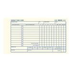 Rediform Weekly Time Card Pad, 100 Cards/Pad (4K409)