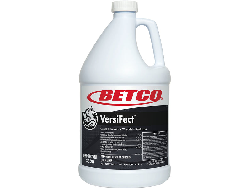 Betco VersiFect Disinfectant, Fresh Scent, 1 Gal., 4/Carton (38200400)