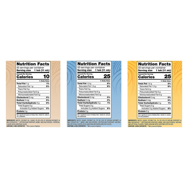 Coffee mate Variety Pack Original/French Vanilla/Hazelnut Liquid Creamer, 0.38 oz., 150/Carton (NES46193)