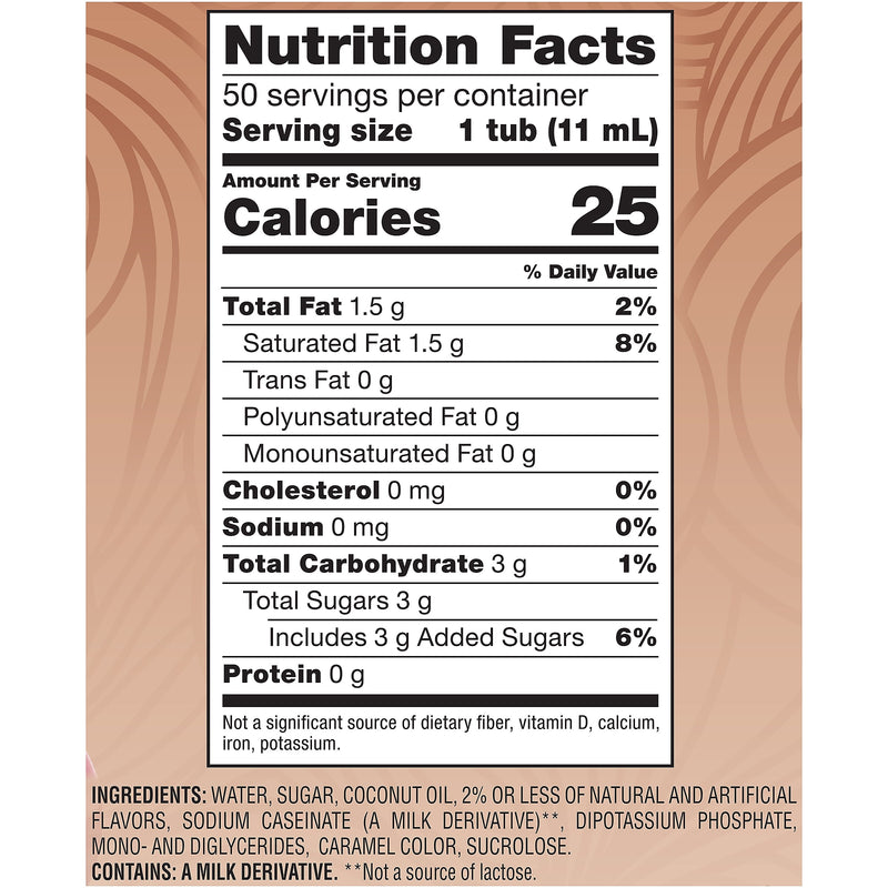 Coffee mate Vanilla Caramel Liquid Creamer, 0.38 Oz., 50/Box (79129)