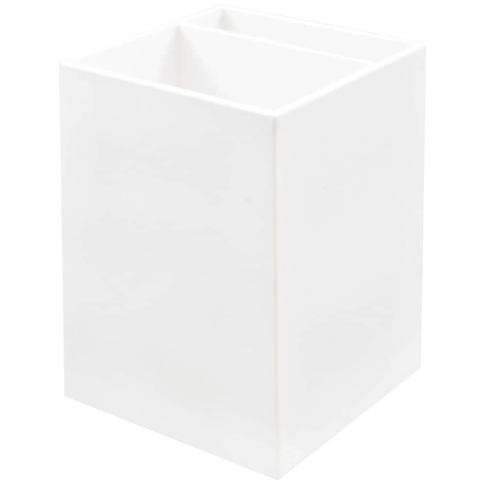 JAM Paper Plastic Pen Holder, White (341wh)