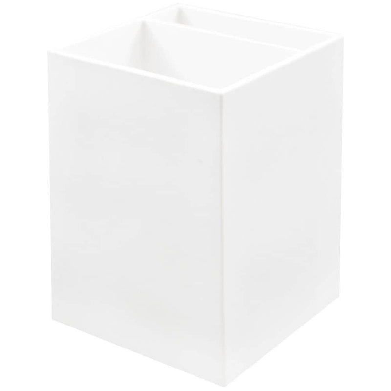 JAM Paper Plastic Pen Holder, White (341wh)