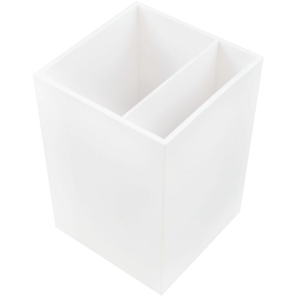 JAM Paper Plastic Pen Holder, White (341wh)