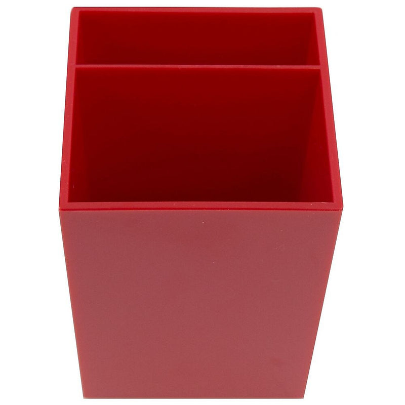JAM Paper Plastic Pen Holder, Red (341re)