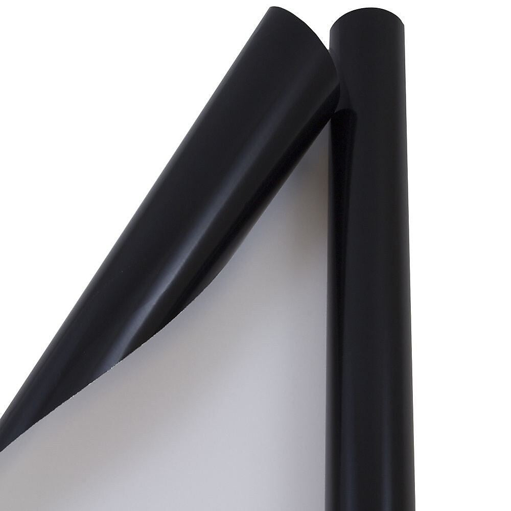 JAM Paper Wrapping Paper, 25 Sq. ft. x 30", Black (165S25bl)