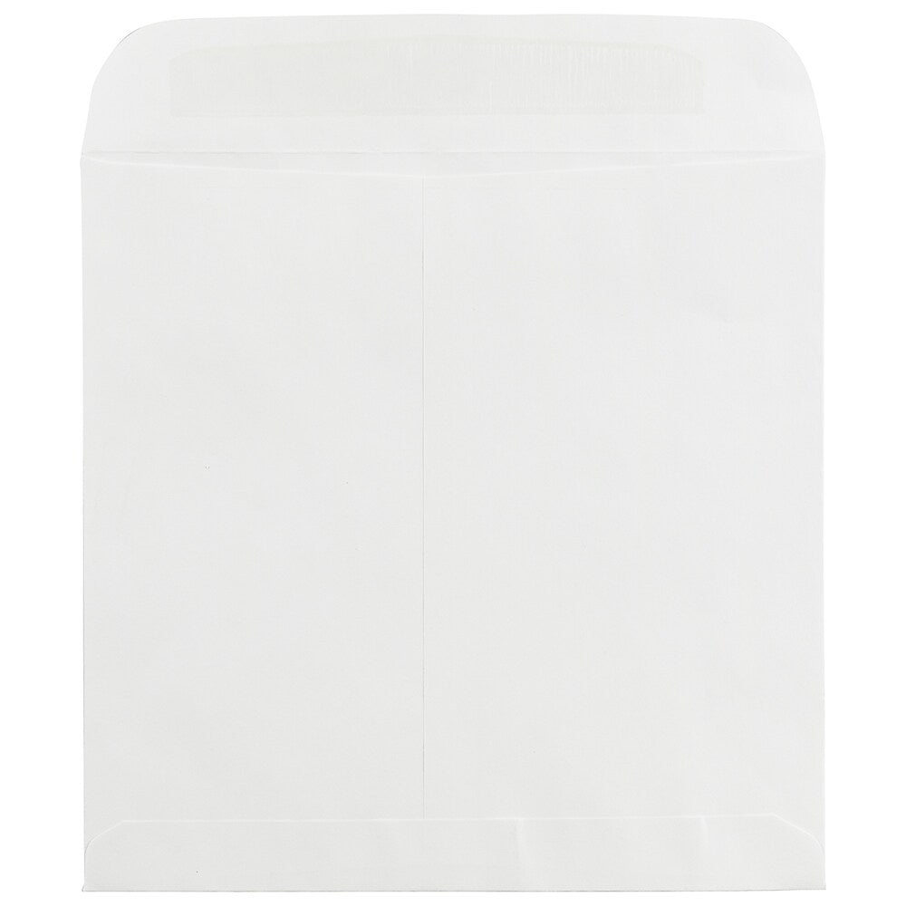 JAM Paper 13 1/2 Square Invitation Envelope, 13 1/2" x 13 1/2", White, 25/Pack (3992323)