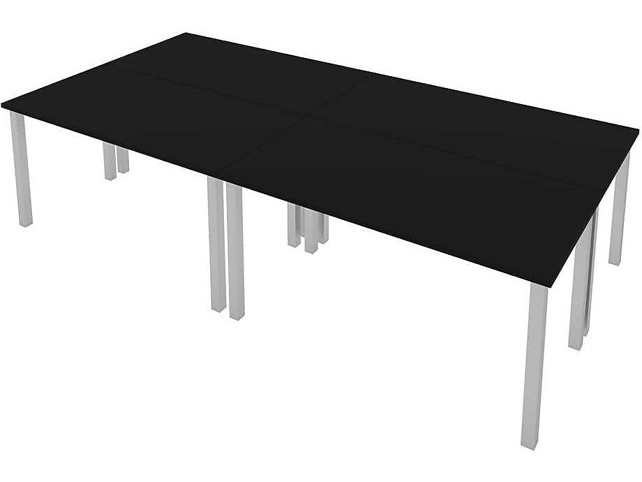Bestar Universel 60" Table Desk, Black (65901-000018)