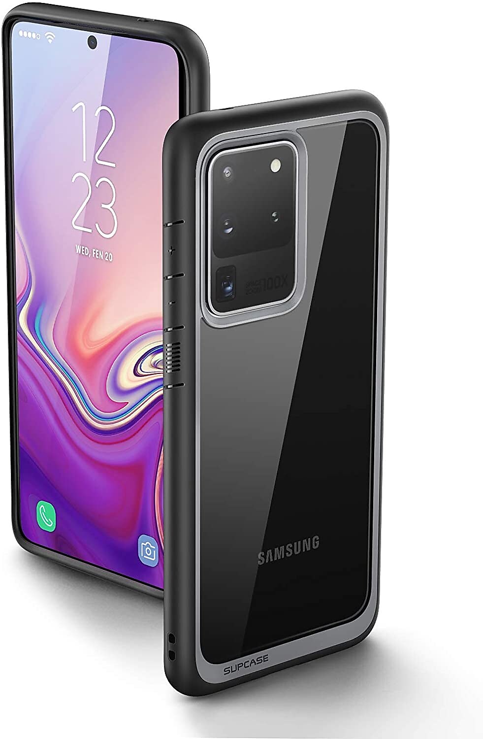 SUPCASE Unicorn Beetle Style Black Slim Case for Galaxy S20 Ultra (S-S20UL-UBS-BK)