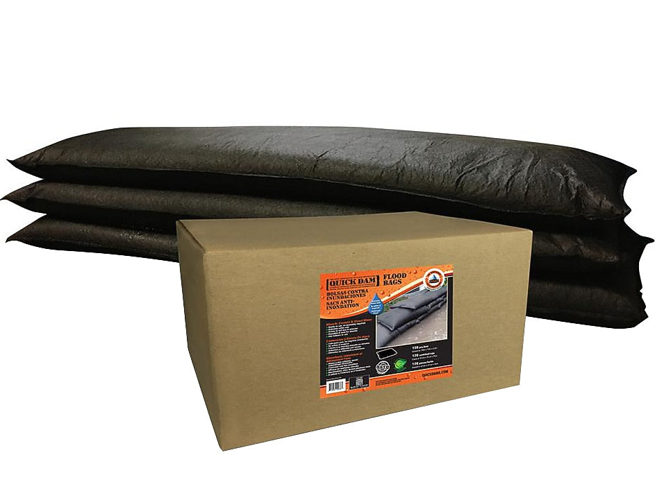 Quick Dam Jumbo Flood Bag, 48", Up to 8 Gal., 25/Box (QD1248-25)