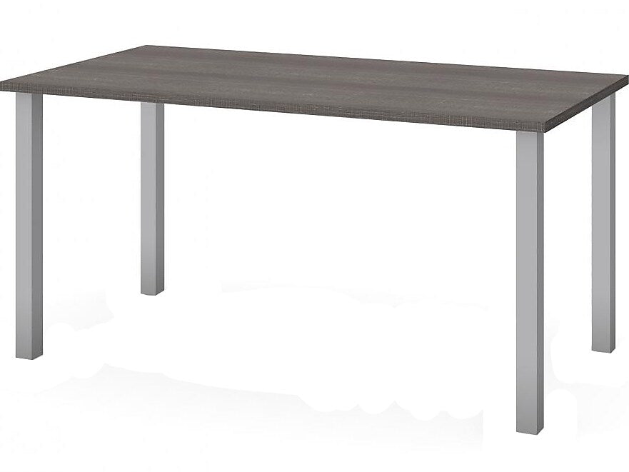 Bestar Universel 60" Table Desk, Bark Grey (65865-47)