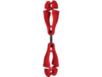 Squids 3420 Swiveling Glove Clip Holder with Dual Clips, 6/Pack (19413)